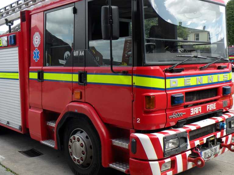 Females rescued from river by firemen