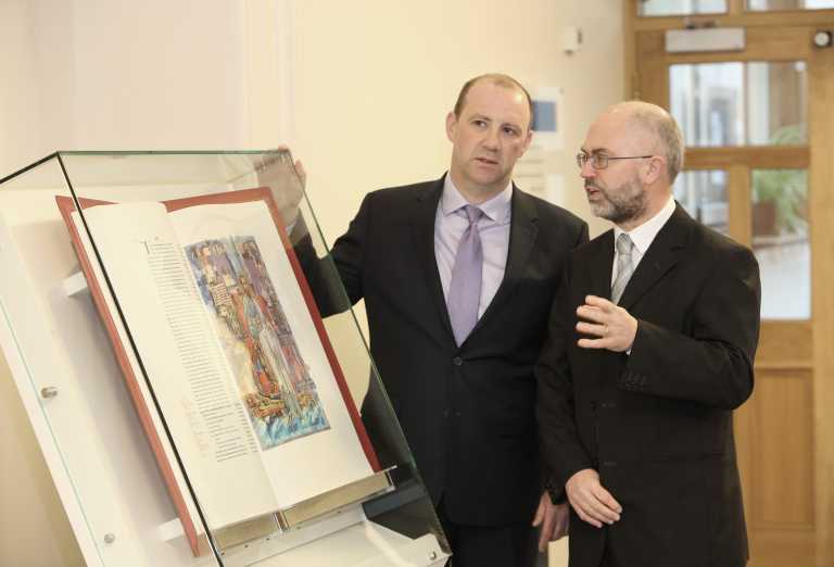 Mary I launches Institute of Irish Studies