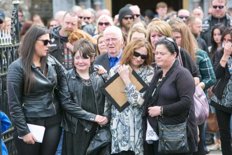 Fears of reprisal as slain biker laid to rest