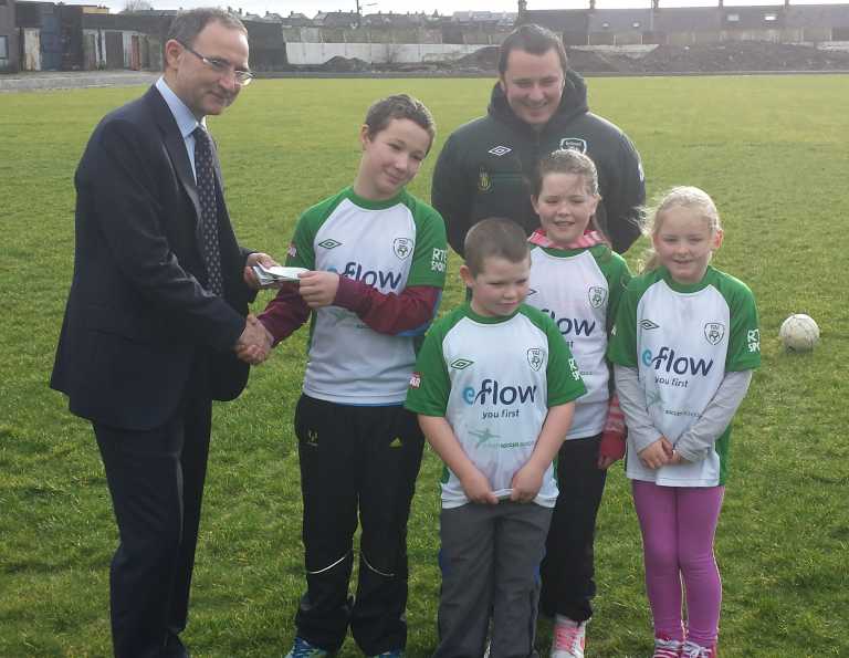 Prep begins for ‘Pride of Place’ in Scanlon Park in Castleconnell, Co. Limerick