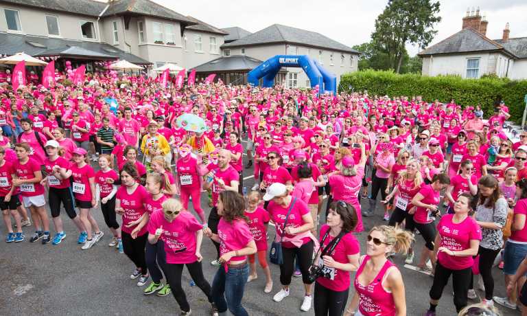 Twin towns turn pink for breast cancer