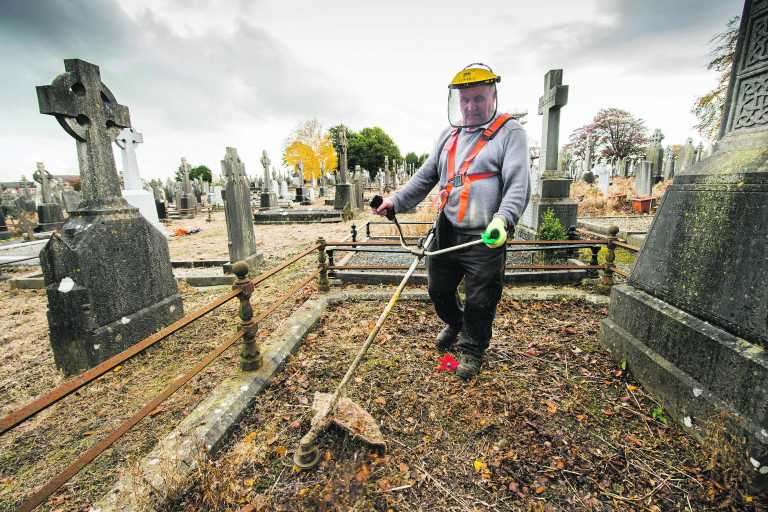 All Souls clean-up at Limerick cemetery