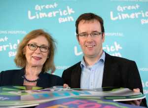 Jan O'Sullivan, Minister for Education and Skills and Joe Leddin, event co-ordinator Picture: Keith Wiseman