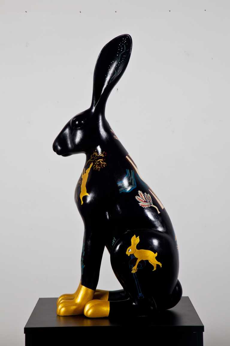 Hare-raising art for Jack and Jill