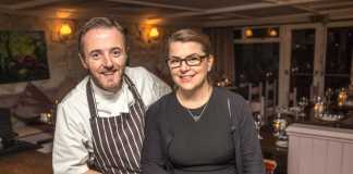 Wade and Elaine from the award winning Restaurant 1826 in Adare