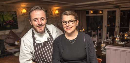 Wade and Elaine from the award winning Restaurant 1826 in Adare