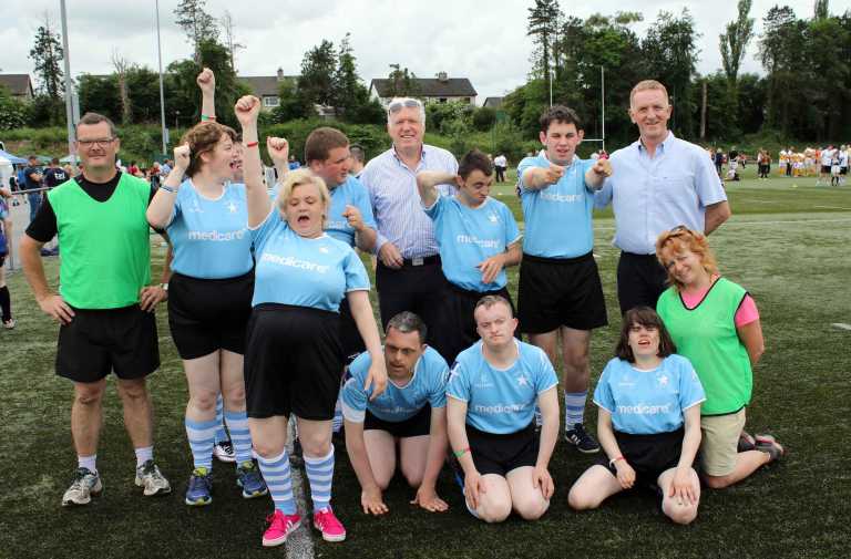 Rugby – ‘Wooden Spoon’ Celebrate First Festival of Special Needs Tag Rugby in Garryowen FC.