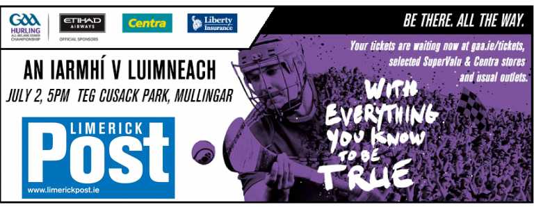 Competition – Win tickets to Limerick versus Westmeath this Saturday