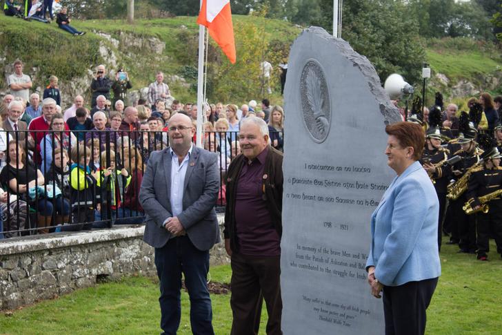 Memorial honours three Askeaton freedom fighters