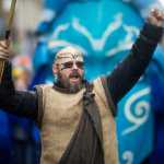 Martin Shannon, Lumen Street theatre at the annual St Patrick’s Day parade in Limerick. Picture Sean Curtin True Media. nicholas street