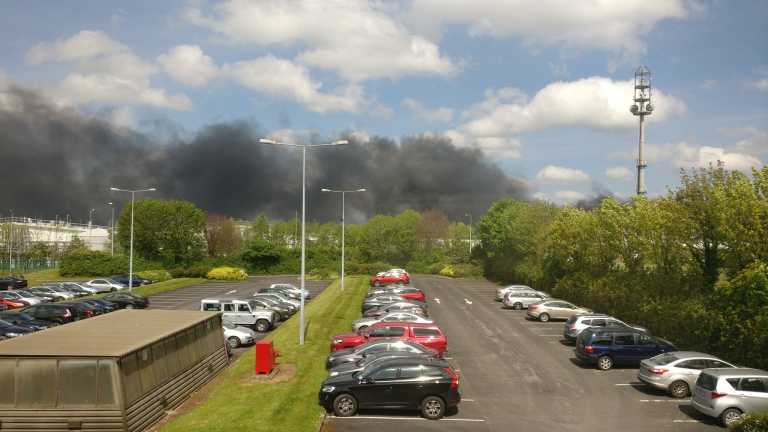 #BREAKING Second industrial fire breaks out in Limerick