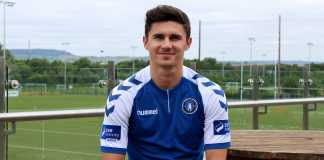 New Zealand International Henry Cameron in his new Limerick FC colours
