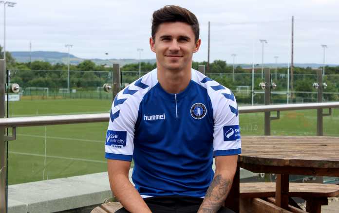 New Zealand International Henry Cameron in his new Limerick FC colours