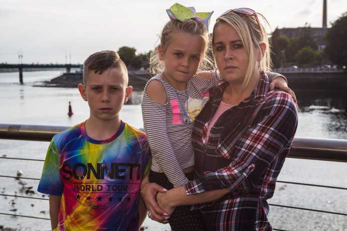 Limerick families limerick post news Cian (11), Katelyn (7) with their mother Joanne Molloy have been living in Emergency accomodation since April.