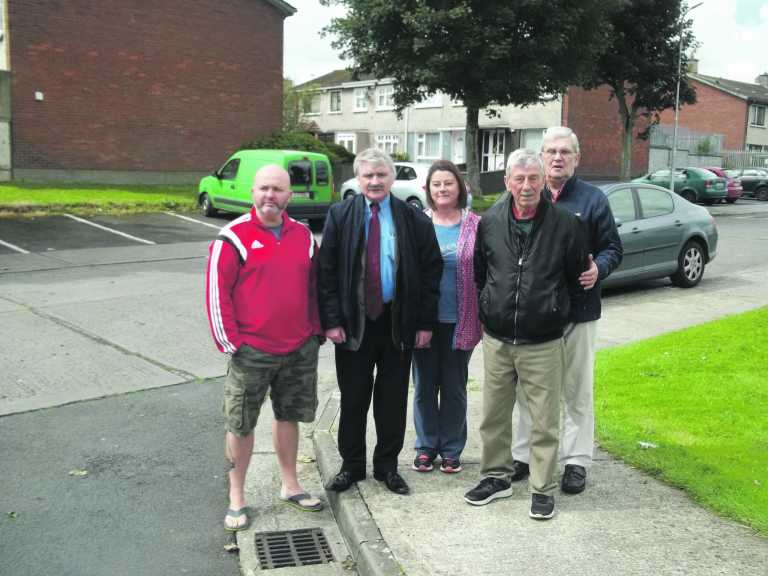Kileely residents furious at plans to build houses on parking spaces