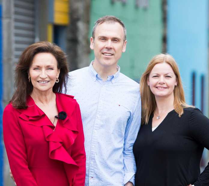 Celia Holman Lee, Focus Ireland Ambassador, Richard Lynch, I Love Limerick and Rebecca Reynolds, Focus Ireland. Picture: Michael O'Sullivan. limerick post news community homelessness