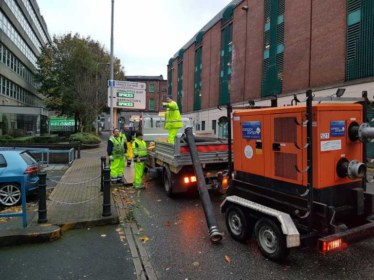 Storm Brian Limerick clean-up