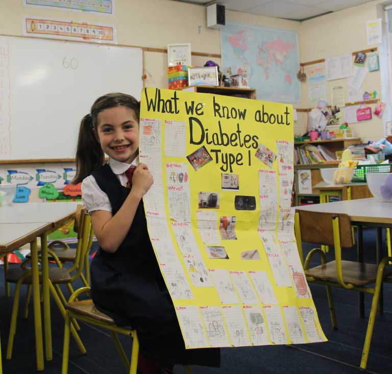 Ellie Noone childhood diabetes