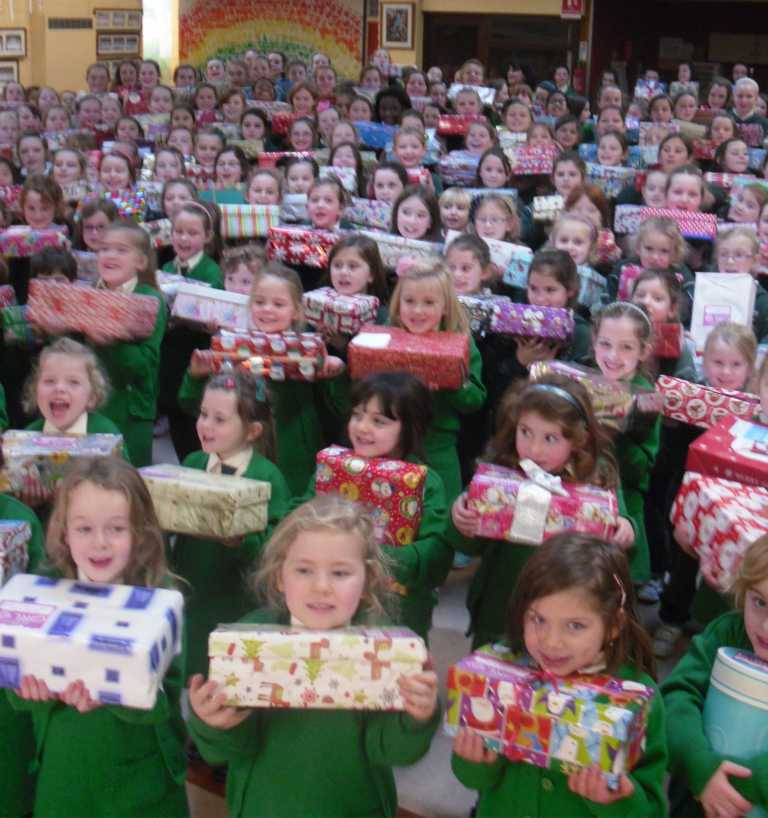 Shoeboxes stuffed with love in Limerick