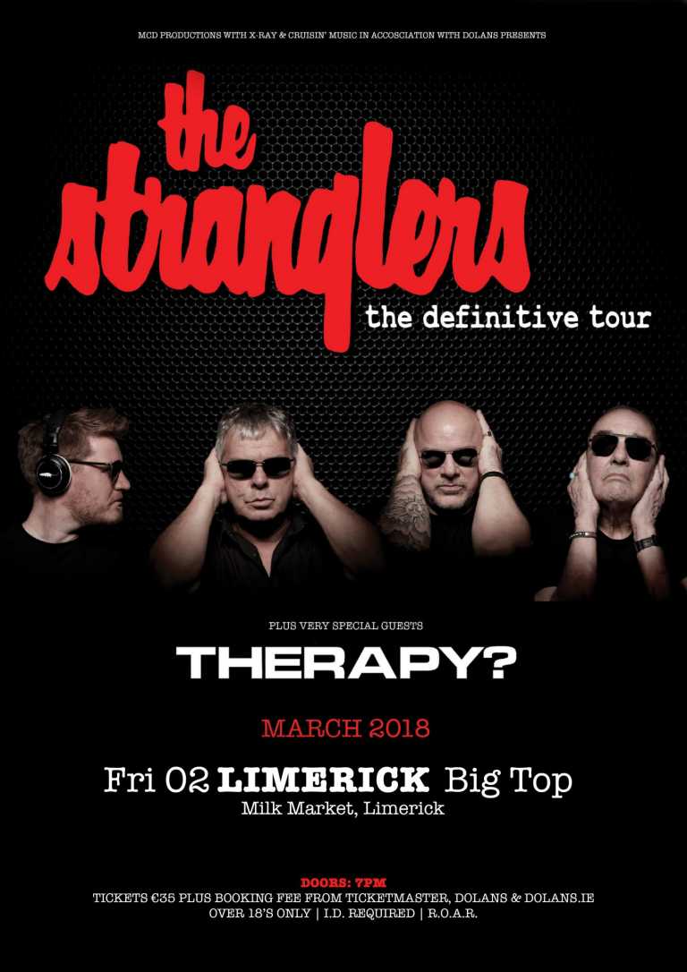 The Stranglers & Therapy? to play Limerick