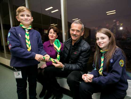 Astronaut Chris Hadfield in Shannon