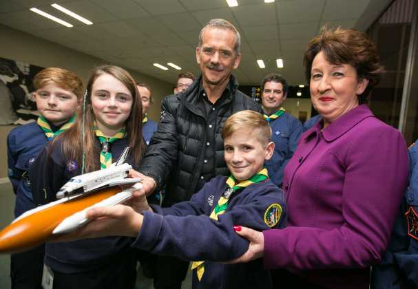 Astronaut Chris Hadfield in Shannon