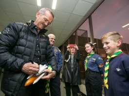 Astronaut Chris Hadfield in Shannon