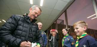 Astronaut Chris Hadfield in Shannon