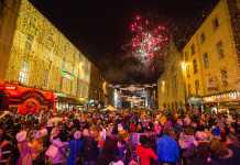 Fireworks in Limerick City