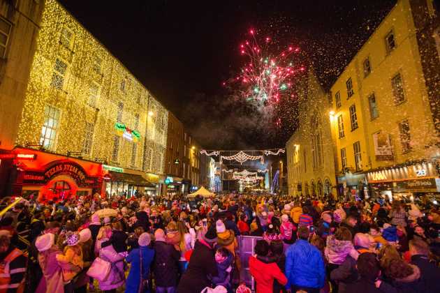 Fireworks in Limerick City