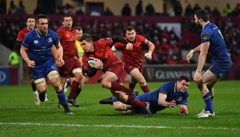 Sloppy first half costs Munster as Leinster run riot