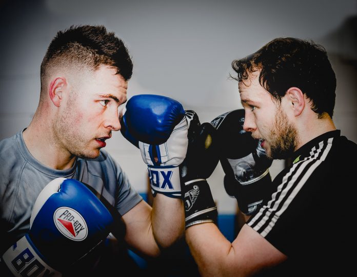 Limerick hurlers Barry Hennessy and Paul Browne are one of the pairings for this weekend's 'Fight Night'
