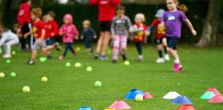 Youth club sports equipment