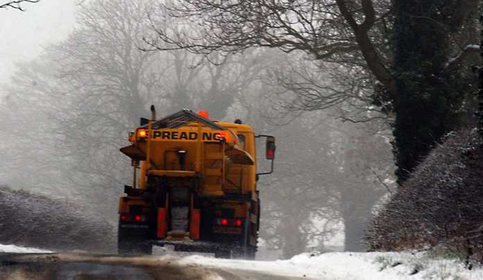 road gritting