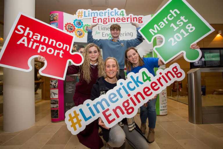 Joy for Limerick as renowned referee promotes engineering careers.