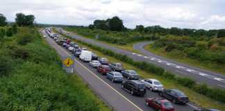 Traffic bottleneck
