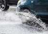 road flooding, aquaplaning, flooded road