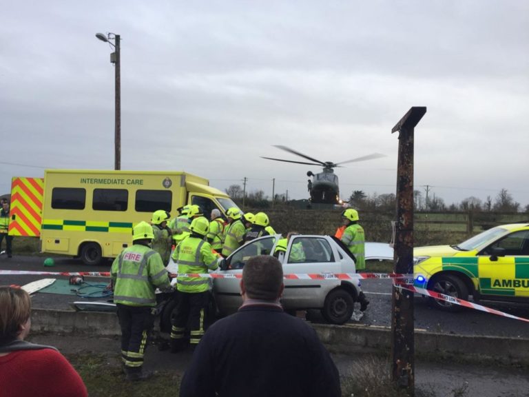 #BREAKING Limerick school bus involved in multi vehicle crash