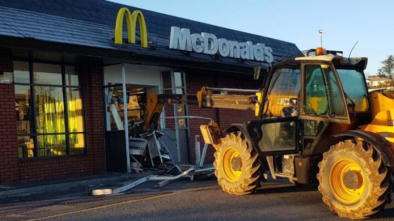 McDonalds breakin, ransacked pub and off licence raid