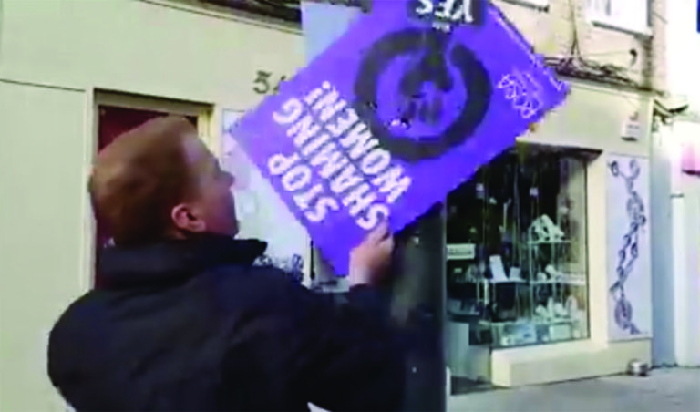#WATCH Limerick video captures referendum posters being ripped down