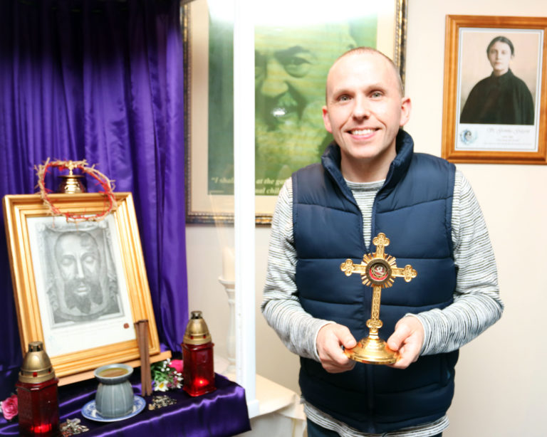 Holy relics for Limerick Family Tree Mass