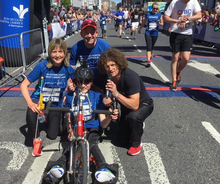 Sean just did it in the Great Limerick Run