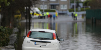 Flooding in the Richmond Park area of Limerick City in December 2015 when the canal burst its banks