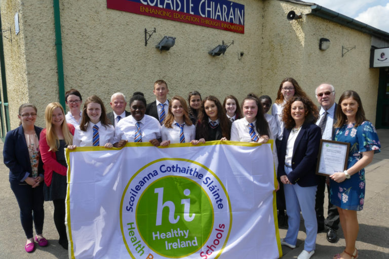 Limerick school presented with ‘Health Promoting Schools Flag’