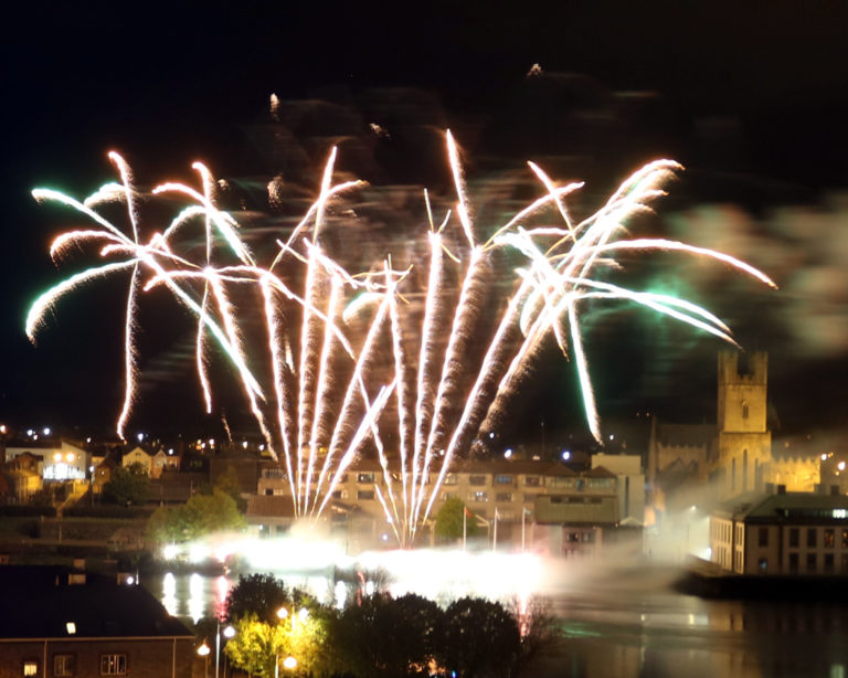 New Years Eve Firework display and Christmas events for Limerick City