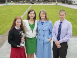Megan Ní Chróinín, Gaelcholáiste Liumnigh; Ellen Caulfield, McDonald’s Restaurants of Ireland; Eimear Sinnott, Careers Portal; Laszlo Szlatki, Limerick College of Further Education.
