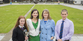 Megan Ní Chróinín, Gaelcholáiste Liumnigh; Ellen Caulfield, McDonald’s Restaurants of Ireland; Eimear Sinnott, Careers Portal; Laszlo Szlatki, Limerick College of Further Education.