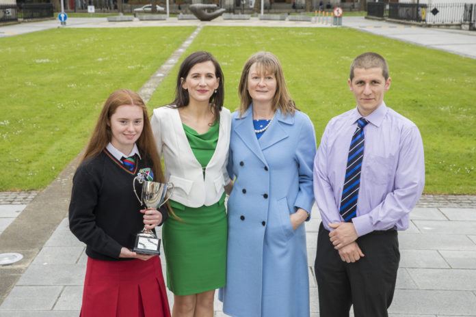 Megan Ní Chróinín, Gaelcholáiste Liumnigh; Ellen Caulfield, McDonald’s Restaurants of Ireland; Eimear Sinnott, Careers Portal; Laszlo Szlatki, Limerick College of Further Education.