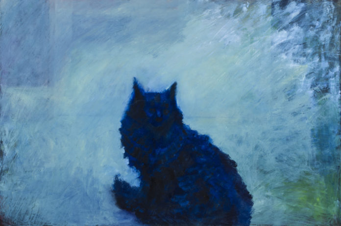 A 'I, Squeal', oil on board, Carl Doran
