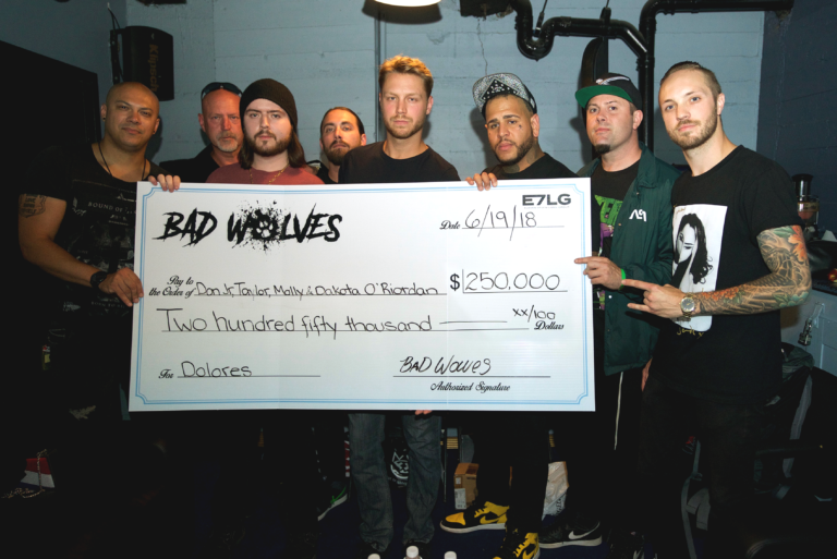 Video: Dolores O’Riordan’s kids receive $250,000 from US band Bad Wolves